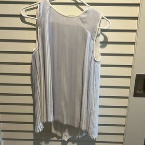 CHARLOTTE ESKILDSEN. Gorgeous accordion sleeveless blouse. Size 32/0